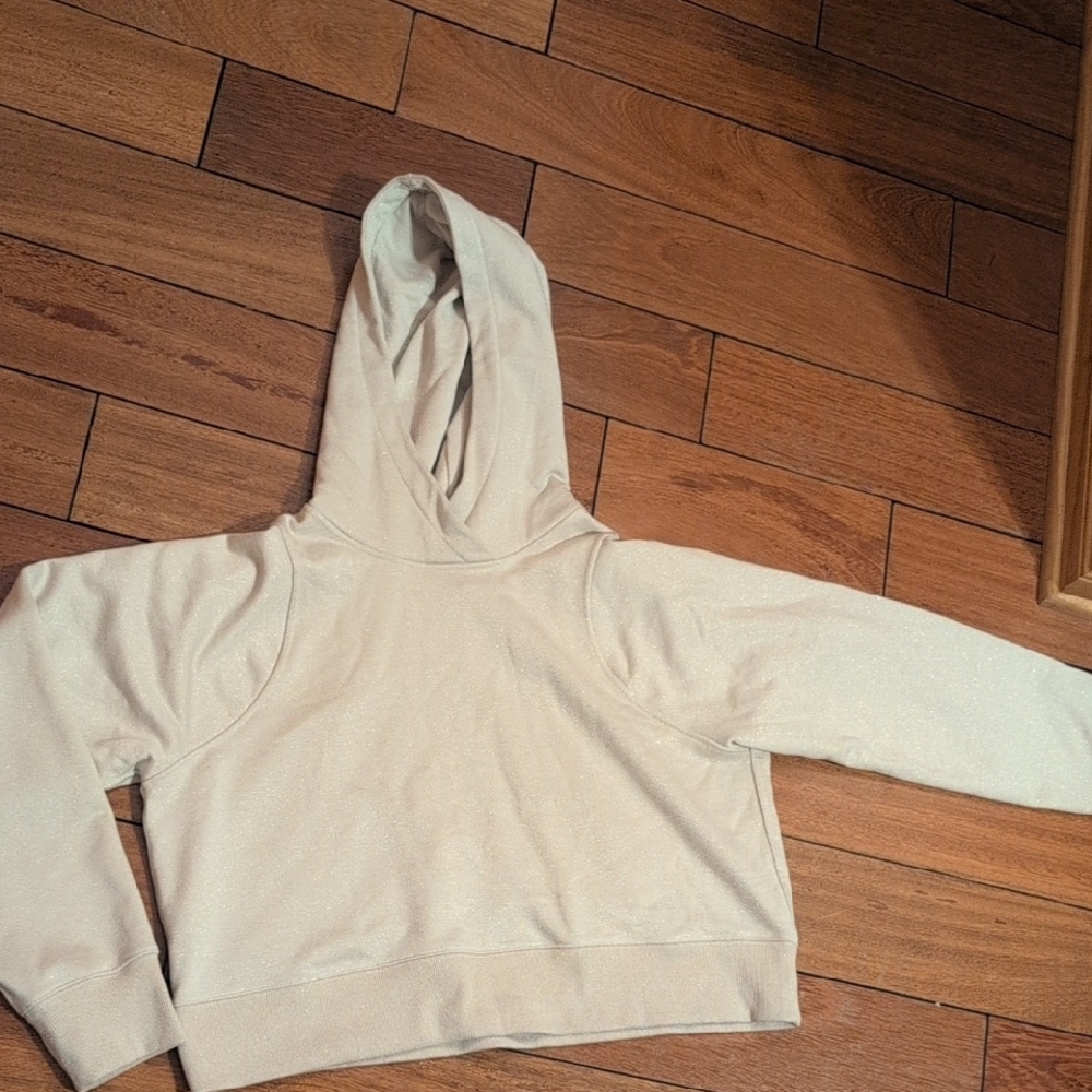 lululemon athletica Cream Hooded Sweater